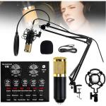 Microphone Studio BM800 avec carte son V8 - Micro BM 800 pour studio à condensateur - Pack Studio Original BIG PCB