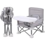 Petite chaise de salle à manger, siège de voyage compact avec plateau amovible