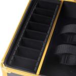 Mallette de Coiffure Professionnelle – Boîte de Rangement Portable pour Tondeuses, Ciseaux et Accessoires de Barbier