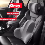 Oreiller de cou pour voiture en mousse à mémoire – Soutien respirant pour appuie-tête