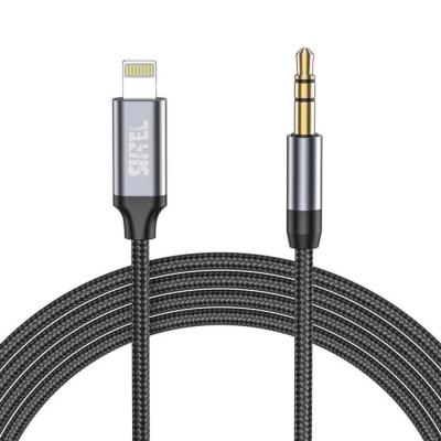Shtel Câble convertisseur Audio lightning TO AUX 3.5 mm 1 mètre pour iphone