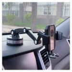 Support Téléphone Voiture Universel avec Ventouse 360° et Mécanisme de Verrouillage